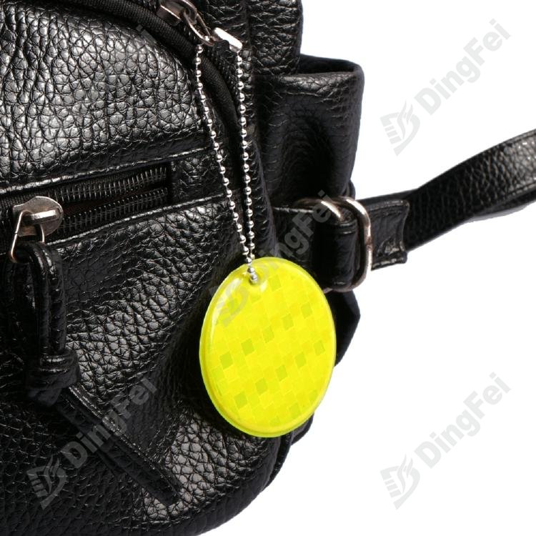 Reflective PVC Safety Keychain For Promotional Gift - 